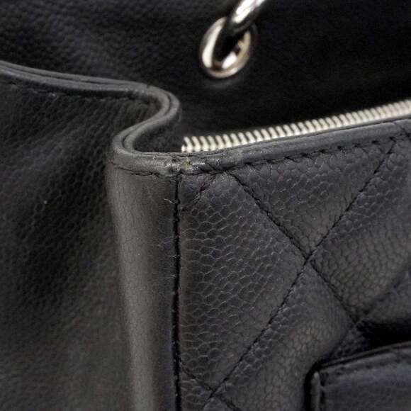 CHANEL Black Caviar Leather Tote Bag - Picture 13 of 16